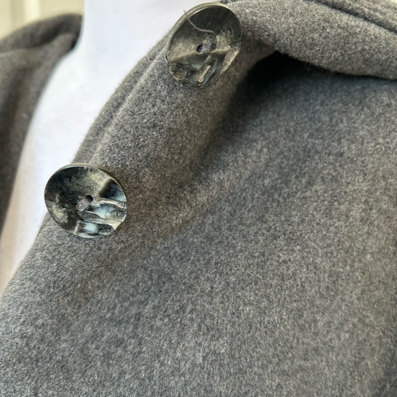 Avoca Collection Womens Hooded Trench CoatWool Cashmere Made in Ireland Size L - Picture 5 of 16